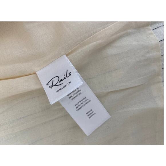 NWT sz: M Rails Stanton Ivory Pinstripe Blazer (shorts are listed separately) - Picture 5 of 12